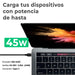 Cargador Multivoltaje Usb-C Para Portátil 5V-20V 2.25A 45W Negro