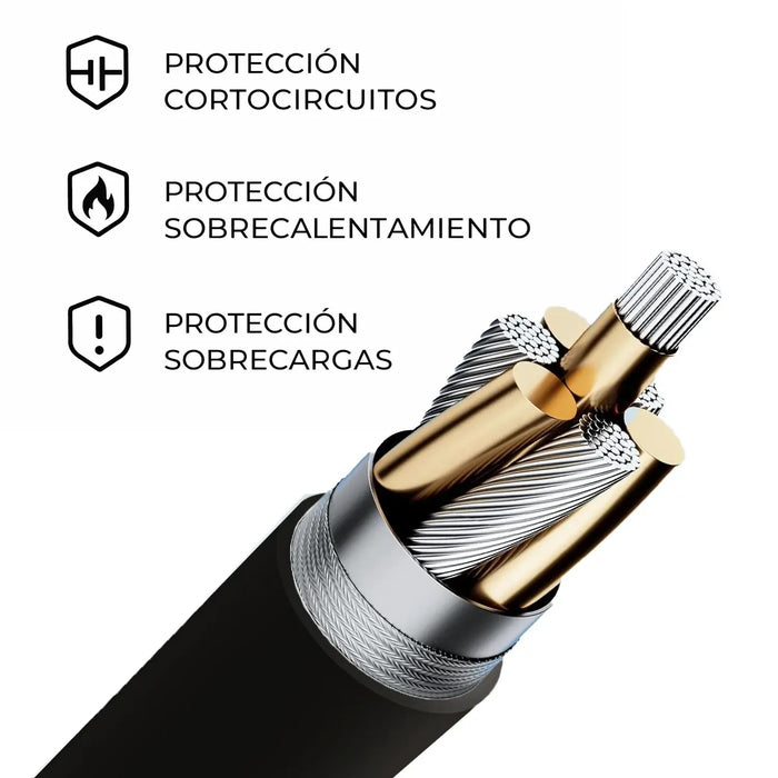 Cargador Multivoltaje Usb-C Para Portátil 5V-20V 2.25A 45W Negro