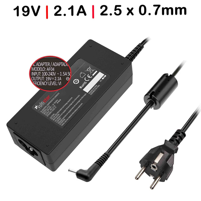 Cargador Para Portatil Asus 19V 2.1A 2.5X0.7Mm