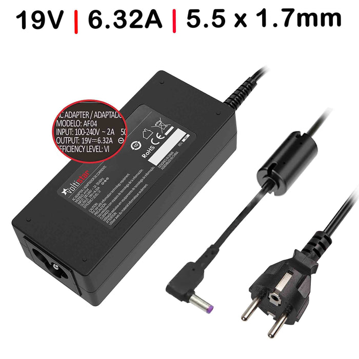 Cargador Para Portátil Acer 120W 19V 6.32A 5.5X1.7Mm