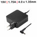 Cargador Para Portátil Asus Vivobook F202E Q200E S200E 19V 1.75A 4.0X1.35Mm