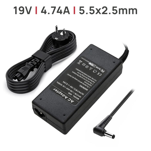 Cargador Para Portátil Asus / Toshiba / Fujitsu / Packard Bell / Asus / Lenovo 19V 4.74A 90W