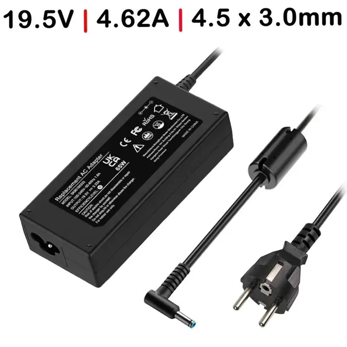 Cargador Para Portátil Hp 19.5V 4.62A 90W Oem Ppp012A-S 677777-004 609940-001