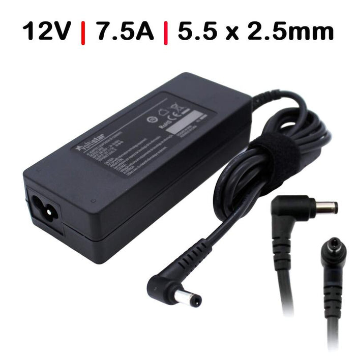 Cargador Para Portátil Qnap Ts 431p 90w 12v 7.5a 5.5x2.5mm