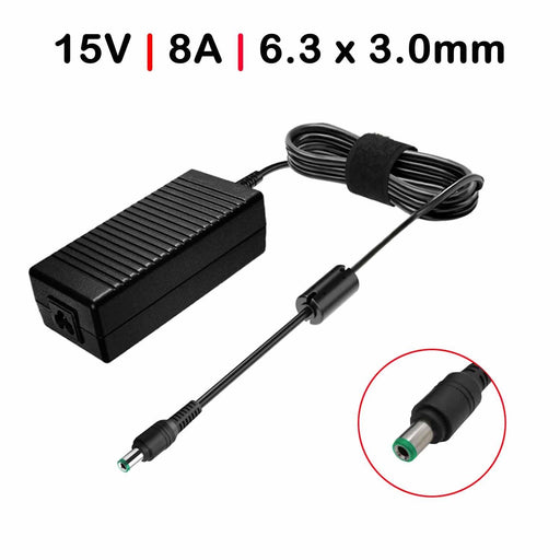 Cargador Para Portátil Toshiba Tecra A1 A2 A3 A3X A8 A9 A10 A11 15V 8A 120W 6.3X3.0Mm