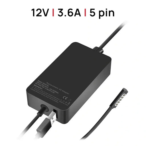 Cargador Para Tablet Microsoft Surface Rt Rt 2 Pro 1 Pro 2 Microsoft 1536 1601 1631