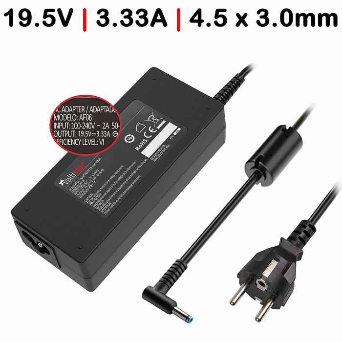 Cargador Para Portátil Hp Pavilion 15-P005Ns 19.5V 3.33A