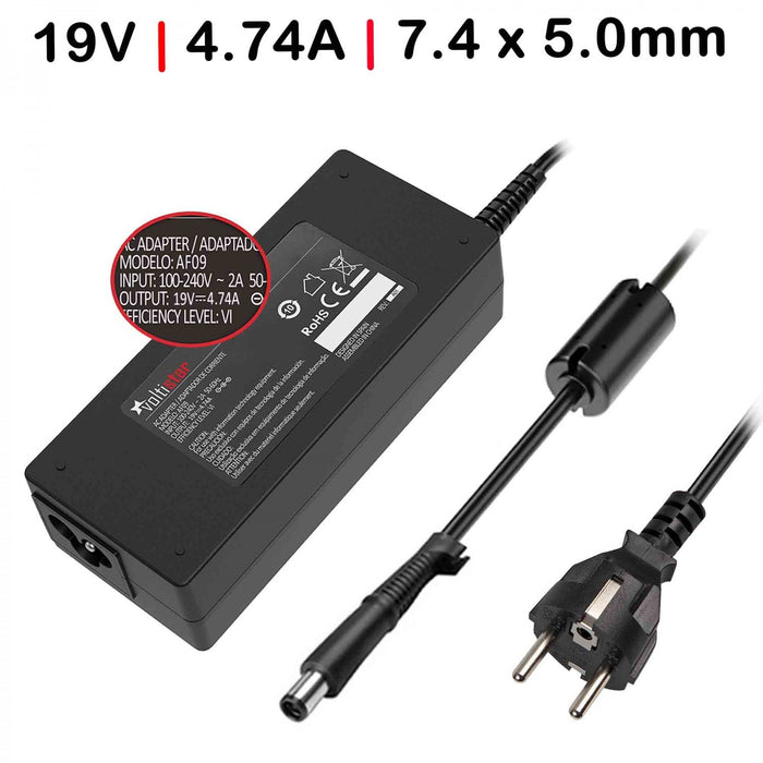 Cargador Para Portátil Hp Pavilion G6-2009Ss 19V 4.74A 7.4X5.0Mm