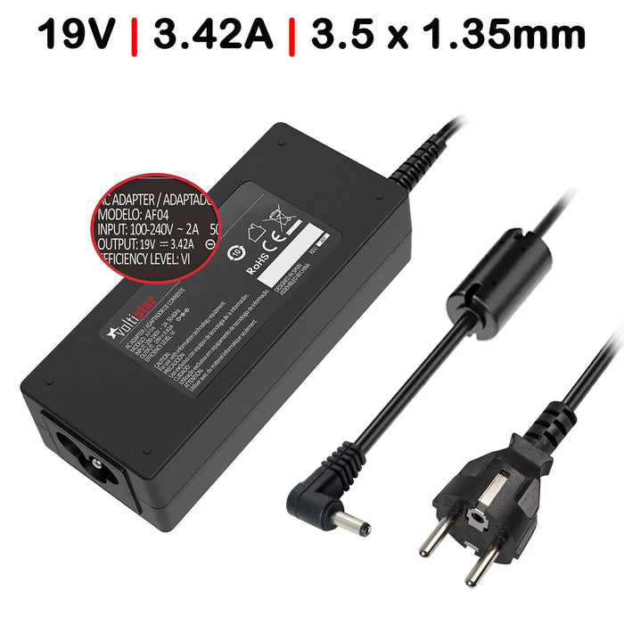 Cargador Para Portátil Insys 19V 3.42A 65W 3.5*1.35Mm