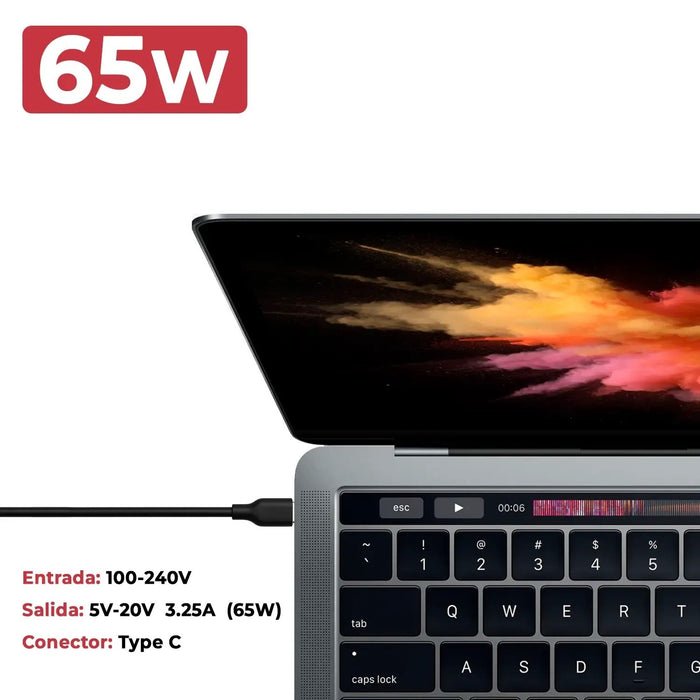 Cargador Para Portátil Lenovo Thinkbook Plus Plus-G2-Itg Plus-G4-Iru G4 21Jj Series 20V 3.25A 65W