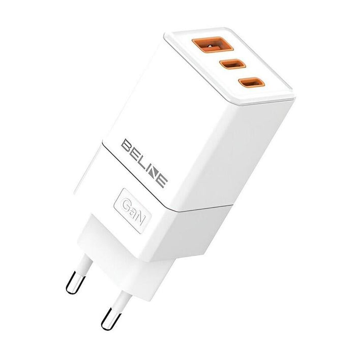 Cargador Siciowa 65w Gan 2xusb-C+Usb-A Sin Cable Blanca