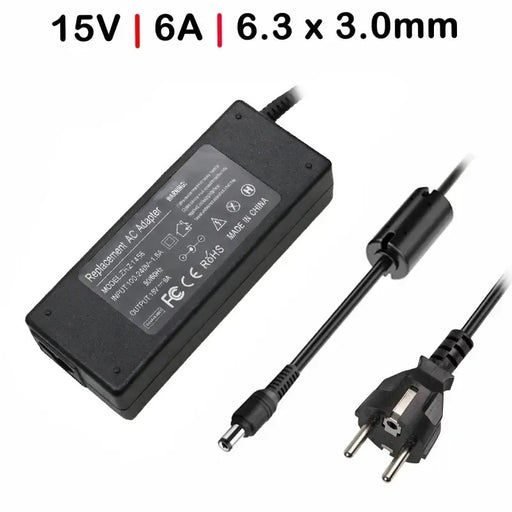 Cargador Para Portátil Toshiba 15V 6A 90W 6.3X3.0Mm Oem