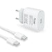 Cargador Pd Usb-C 5V/3A 9V/2.22A 20W Blanco