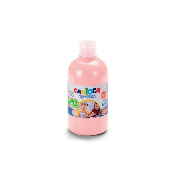 Carioca Botella De Tempera - 500ml - Colores Superlavables - Faciles De Mezclar - Aplicable En Materiales Porosos -