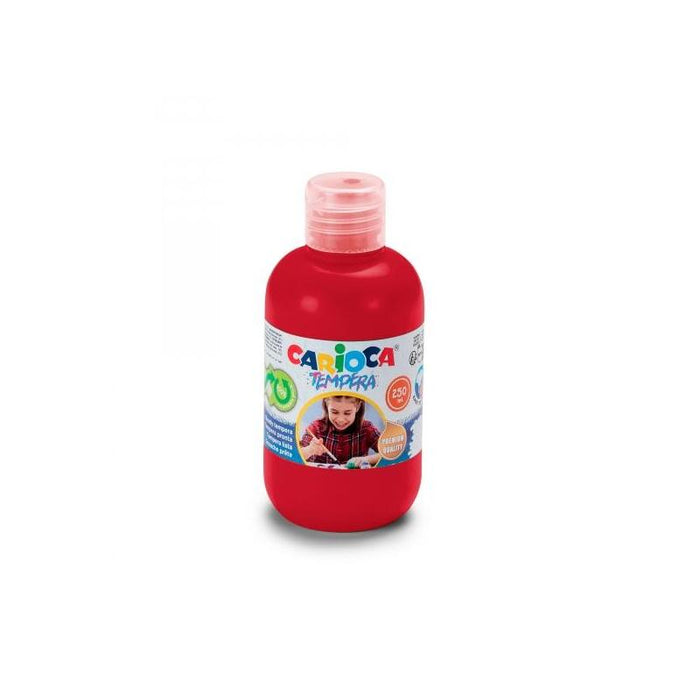 Carioca Pack De 6 Botellas De Tempera - Colores Superlavables - Faciles De Mezclar - Aplicable En Materiales Porosos -