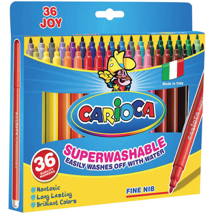 Carioca Rotulador Joy Punta Fina Colores - Caja De 36-