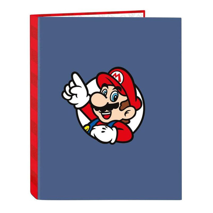 Carpeta A4 Anillas Super Mario