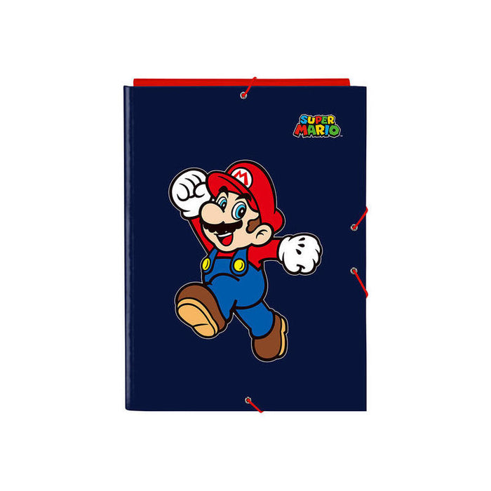Carpeta Folio 3 Solapas Super Mario "World"