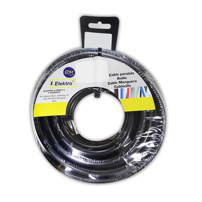 Carrete Manguera Acrilica 3x1,5mm 1000v Negra 25m