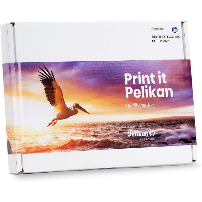 Cartucho Pelikan Brother Lc3219xl Value Pack B C M Y