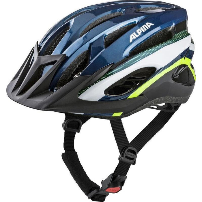 Casco De Bicicleta Alpina Mtb17 Azul Oscuro-Neón 58-61