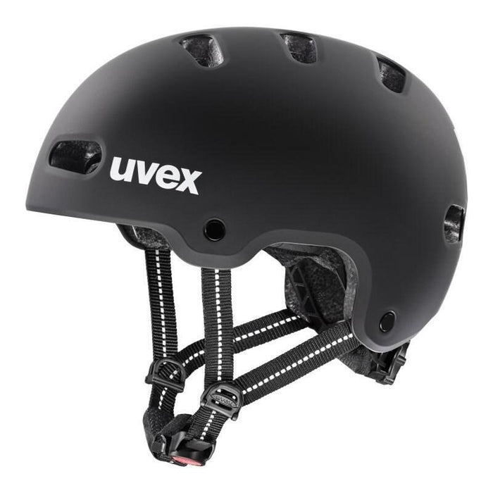Casco De Bicicleta Infantil Uvex Kid 4 55-58cm, Negro Mate