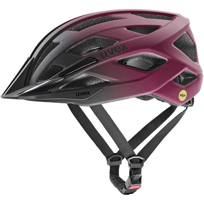 Casco De Ciclismo Uvex I-Vo 2 Mips 56-60cm, Color Arándano/Negro Mate