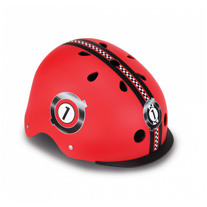 Casco Globber Helmet Elite Lights, Xs S (48-53cm), Red, 507-102