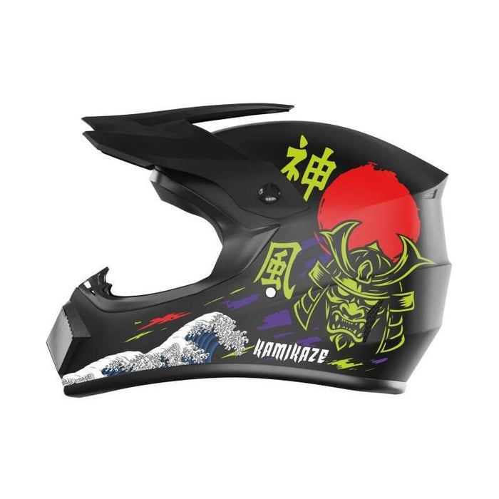 Casco Integral Kamikaze Katana Akc204, Talla M.
