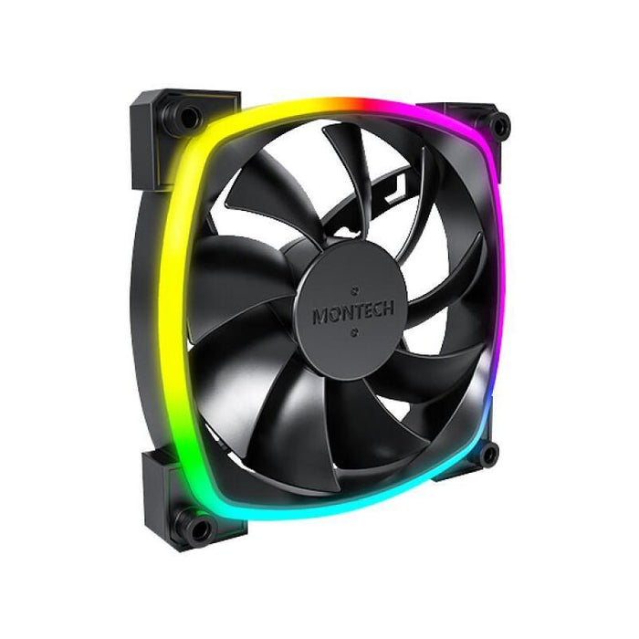 Case Fan 120mm/Ax120 Pwm Black 3 In 1 Montech