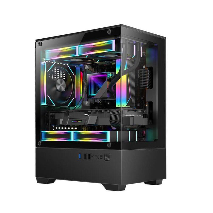 Case Golden Tiger Micro Atx Black Mini Tower Raider Sl-2 Raidersl-2