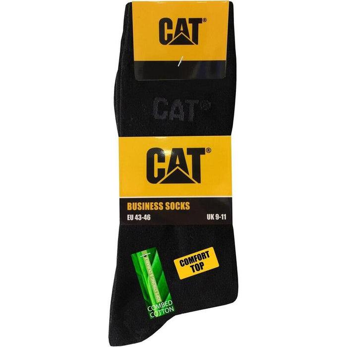 Cat MenS Socks Av227, Black, Size 4346, 5 Pairs