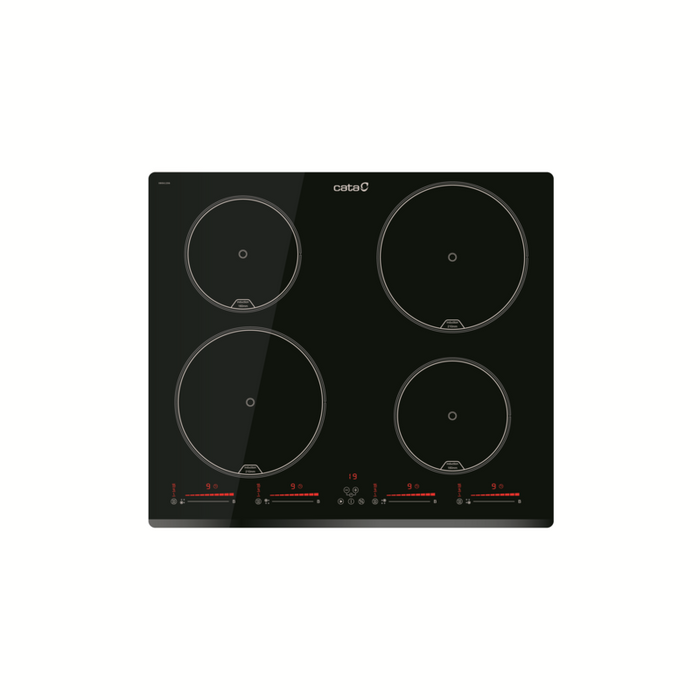 Cata Insb 6430 Bk Hob, Induction, Width 59cm, 4 Cooking Zones, Touch Control, Black
