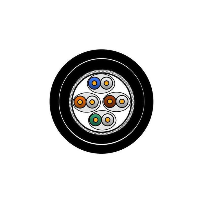 Catsnake Category 6a Cable, 4  Pair, S/Ftp, Pvc Pur