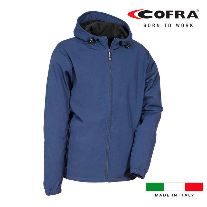 Cazadora Softshell Vannas Azul Marino Cofra Talla M
