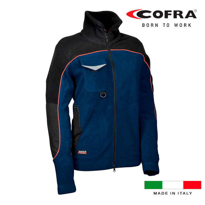 Cazadora Woman Forro Polar Rider Azul Marino Negro Cofra Talla Xl