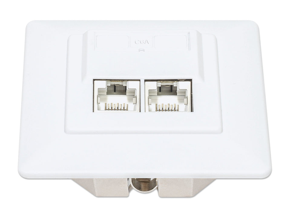 EAN 0766623771917 - Intellinet 771917 toma de corriente 2 x RJ-45 Blanco imagen 4