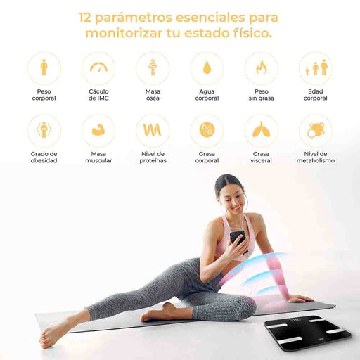 EAN 8426156016689 - Grunkel FITBLUE300BLACK báscula para bebés Negro imagen 2
