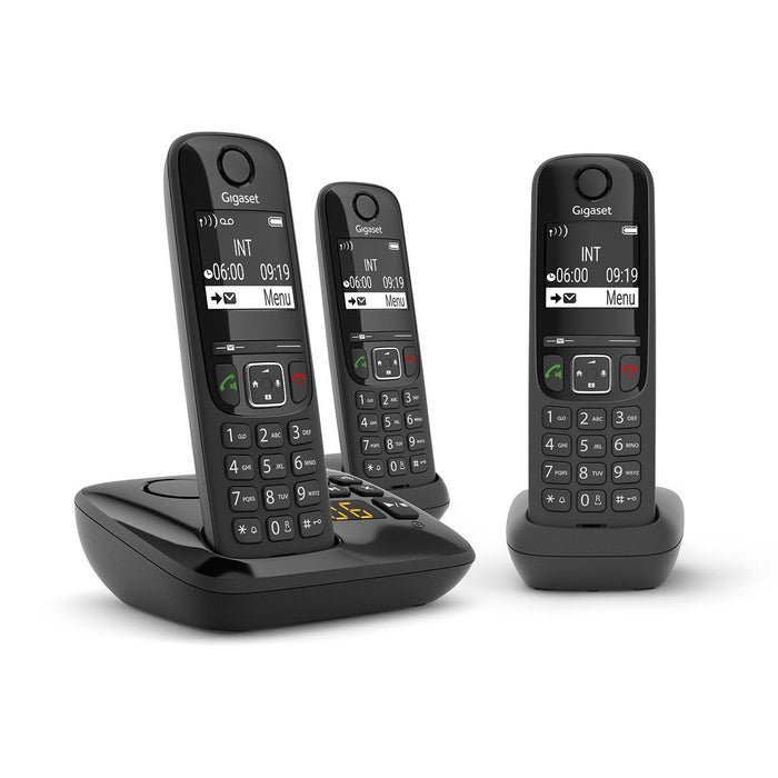 EAN 4250366854717 - Gigaset AS690A Trio Teléfono DECT/analógico Negro imagen 1
