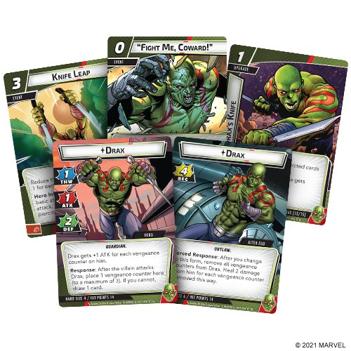 EAN 4015566029798 - Asmodee Drax Hero Pack Marvel Champions: The Card Game Expansión de juego de cartas imagen 2