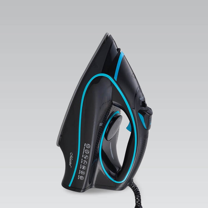 EAN 4820096551462 - Maestro MR-310C plancha Plancha vapor-seco Suela de cerámica 2400 W Negro, Azul imagen 4