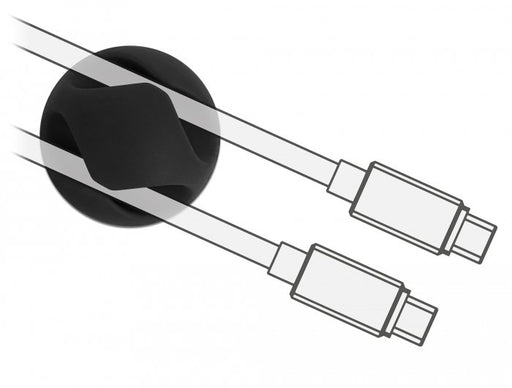 EAN 4043619183456 - DeLOCK 18345 organizador de cables Escritorio/pared Soporte para cables 10 pieza(s) imagen 2