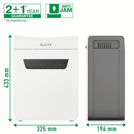 EAN 4002432127160 - Leitz 80910000 triturador de papel 55 dB Gris, Blanco imagen 11