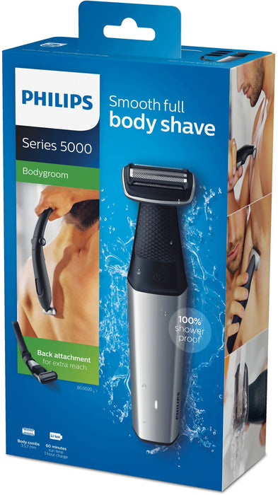 EAN 8710103843818 - Philips BODYGROOM Series 5000 BG5020/15 afeitadora corporal Negro, Gris imagen 4
