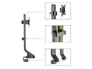 EAN 5902211113720 - Maclean MC-853 soporte para TV 81,3 cm (32") Negro imagen 3