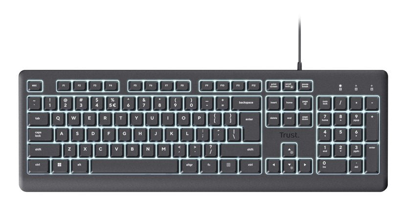 EAN 8713439258691 - Trust Primo Beleuchtete teclado Hogar / Oficina USB AZERTY Francés Negro imagen 4