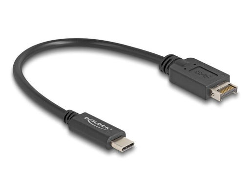 EAN 4043619855285 - DeLOCK 85528 cable USB USB 3.2 Gen 2 (3.1 Gen 2) 0,25 m USB E USB C Negro imagen 1