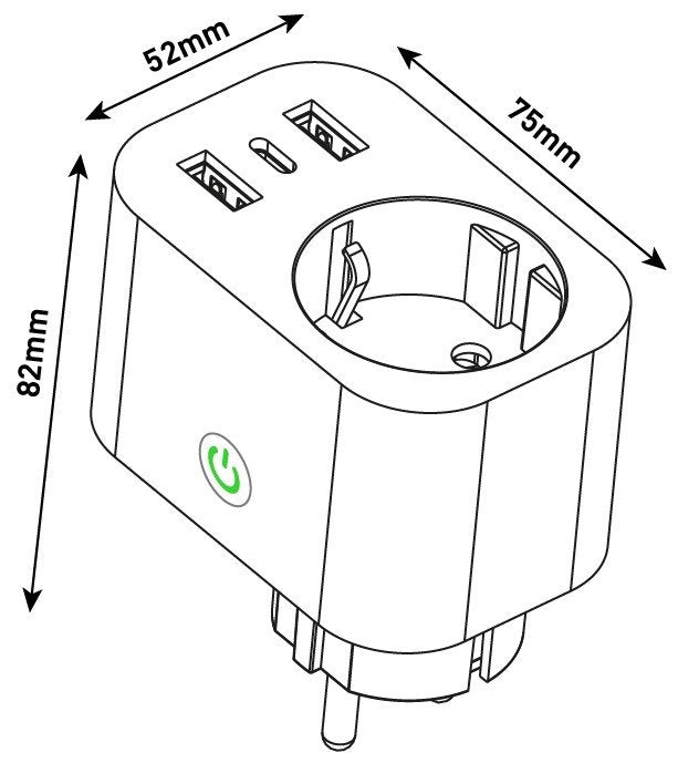 EAN 5999097954301 - Entac ES-SSAUSB-WIBLE adaptador de enchufe eléctrico Blanco imagen 5