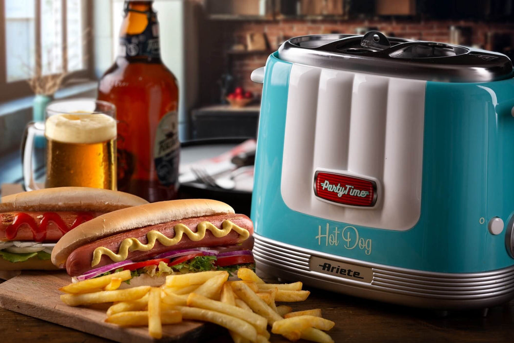 EAN 8003705121348 - Ariete 0206/01 Tostador de perritos calientes 650 W Azul claro imagen 3