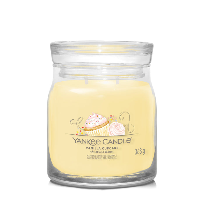 EAN 5038581129099 - Yankee Candle Vanilla Cupcake vela Alrededor Chocolate, Cocoa, Azúcar, Vainilla Amarillo 1 pieza(s) imagen 1